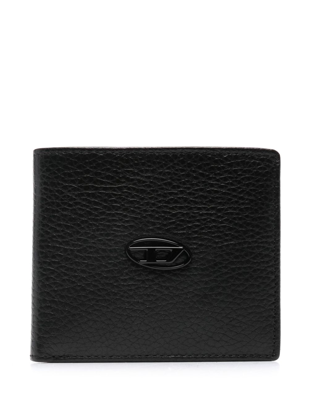 Diesel Bi-Fold Coin S 皮质钱包 - 黑色