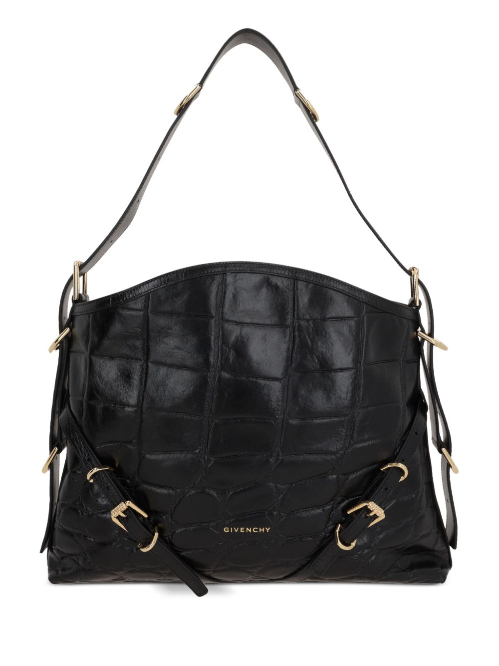 Givenchy Voyou 中号单肩包 - 黑色