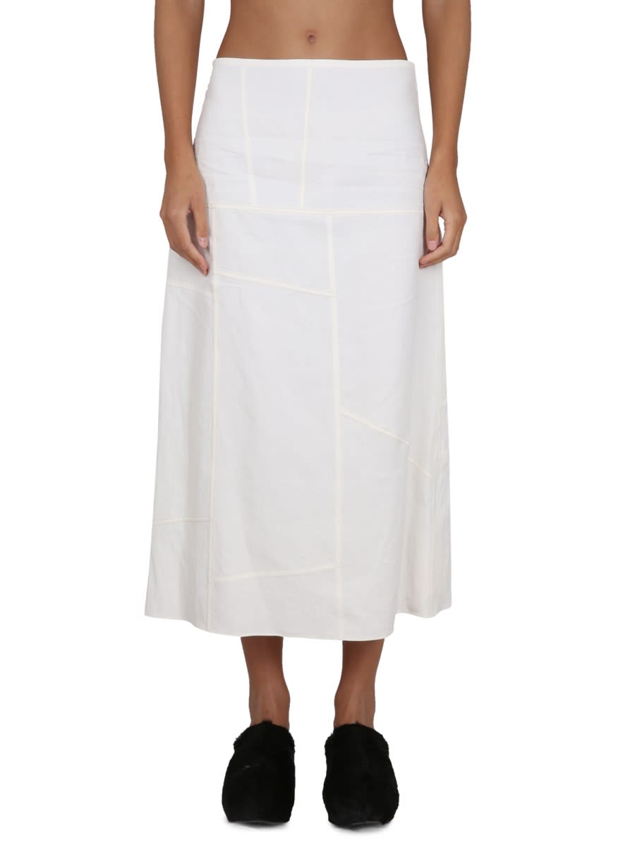 Jil Sander 棉质半身裙