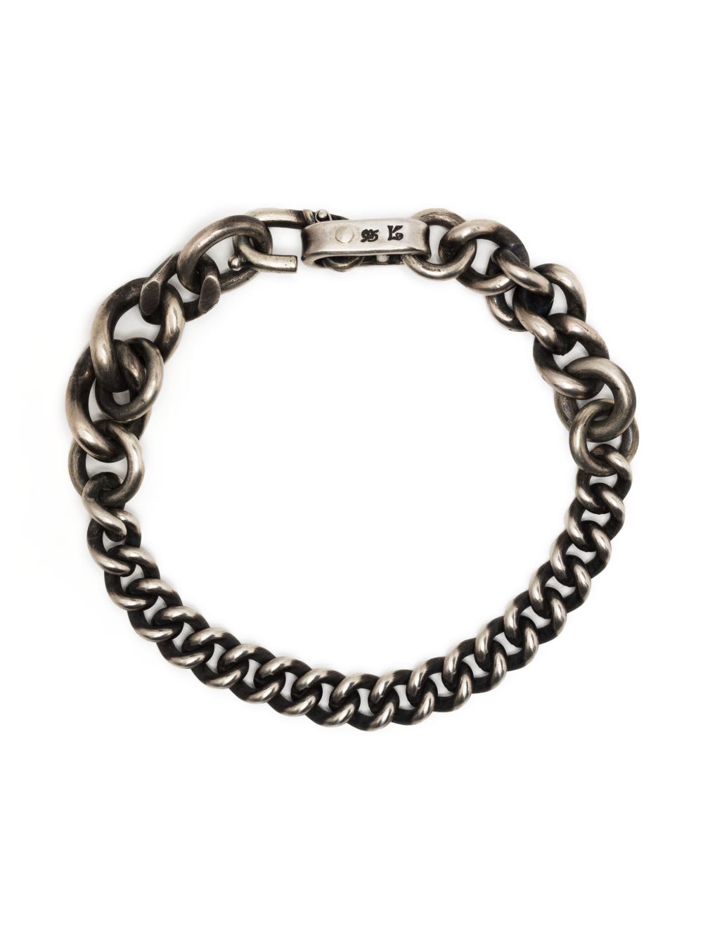 WERKSTATT:MÜNCHEN M2650 curb chain bracelet - 银色