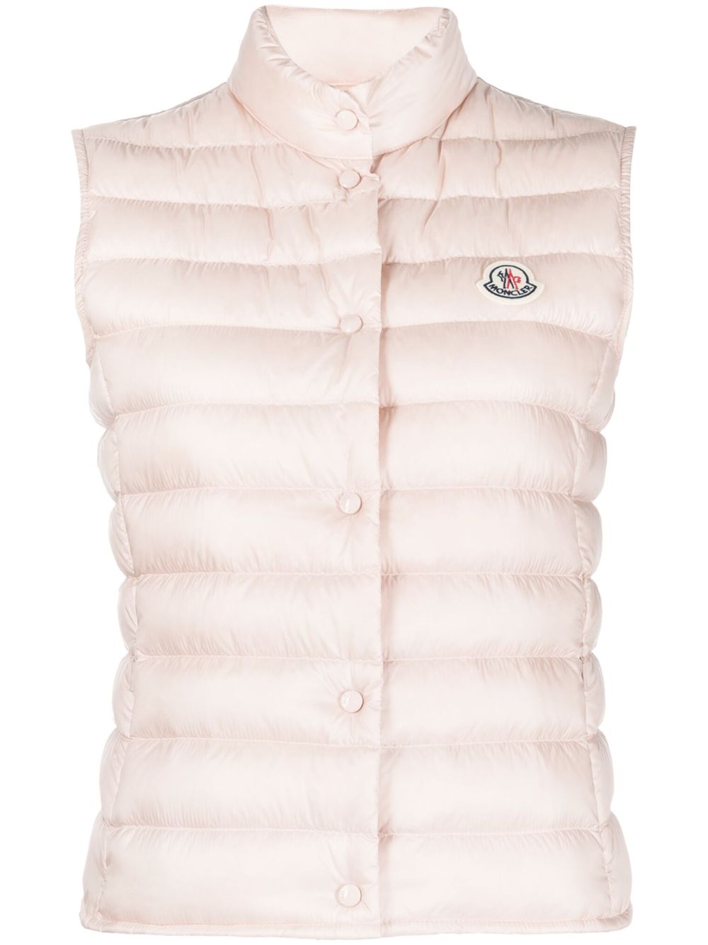 Moncler Liane 标贴马甲 - 粉色