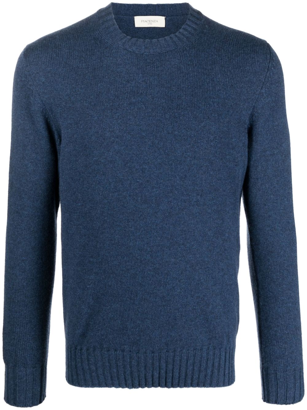 Piacenza Cashmere 羊绒圆领毛衣 - 蓝色