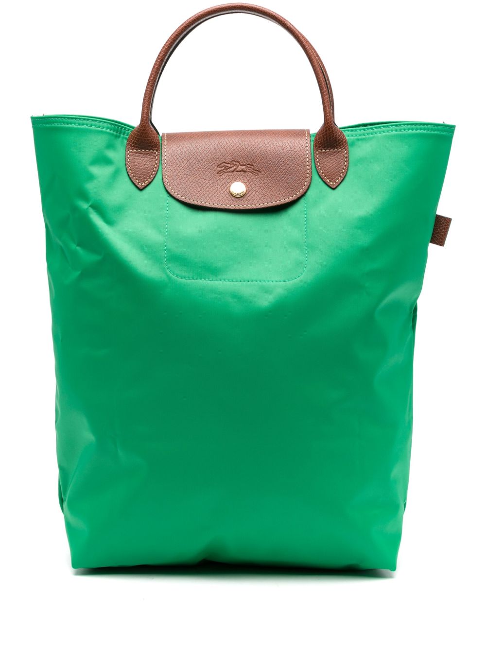 Longchamp Le Pliage 中号手提包 - 绿色