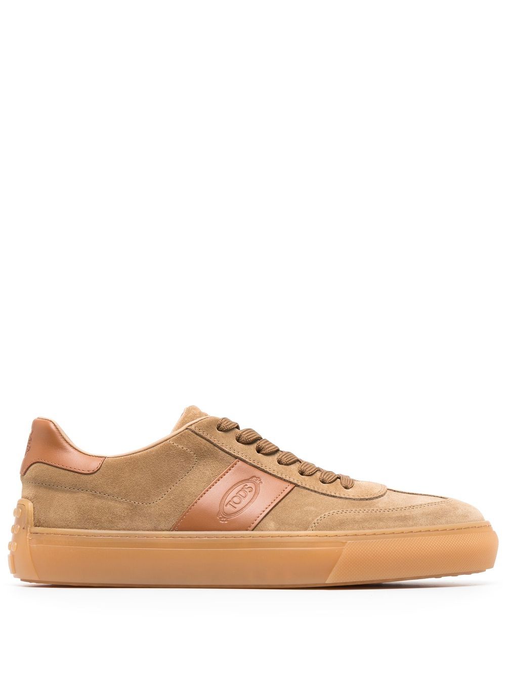 Tod's 托德斯 绒面皮低帮运动鞋 - 褐色