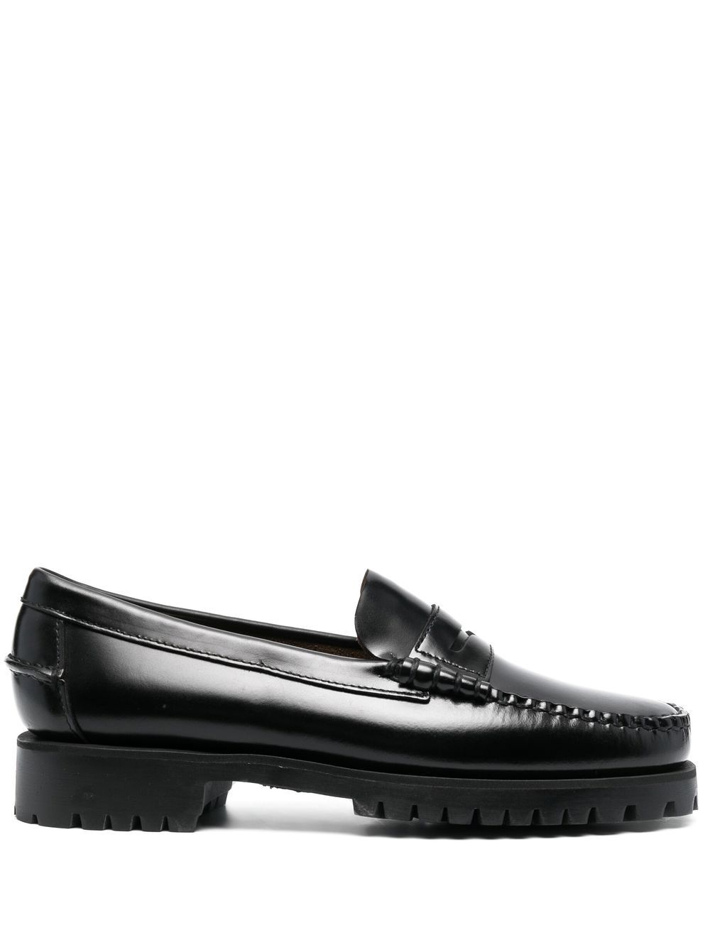 Sebago Dan 经典平底乐福鞋 - 黑色