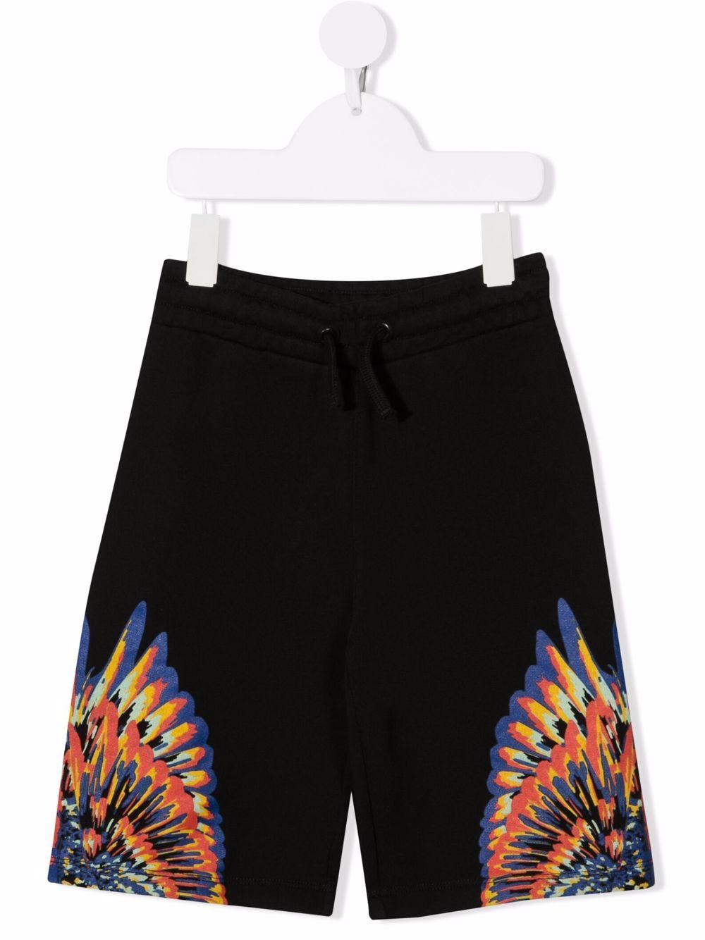 Marcelo Burlon County Of Milan Kids Tempera Wings 短裤 - 黑色