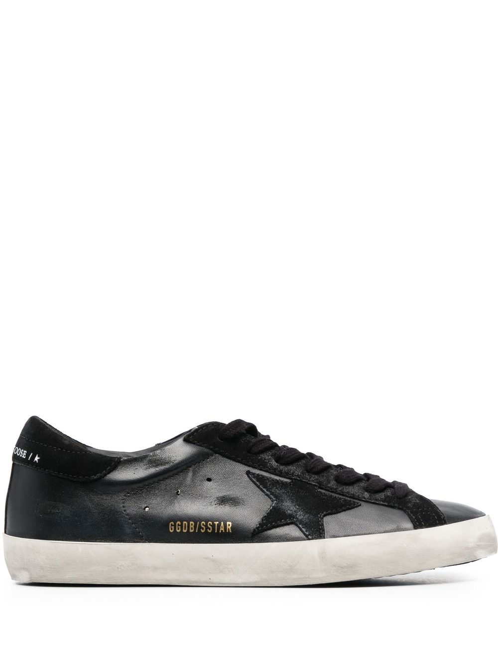 Golden Goose Super-Star 低帮运动鞋 - 黑色