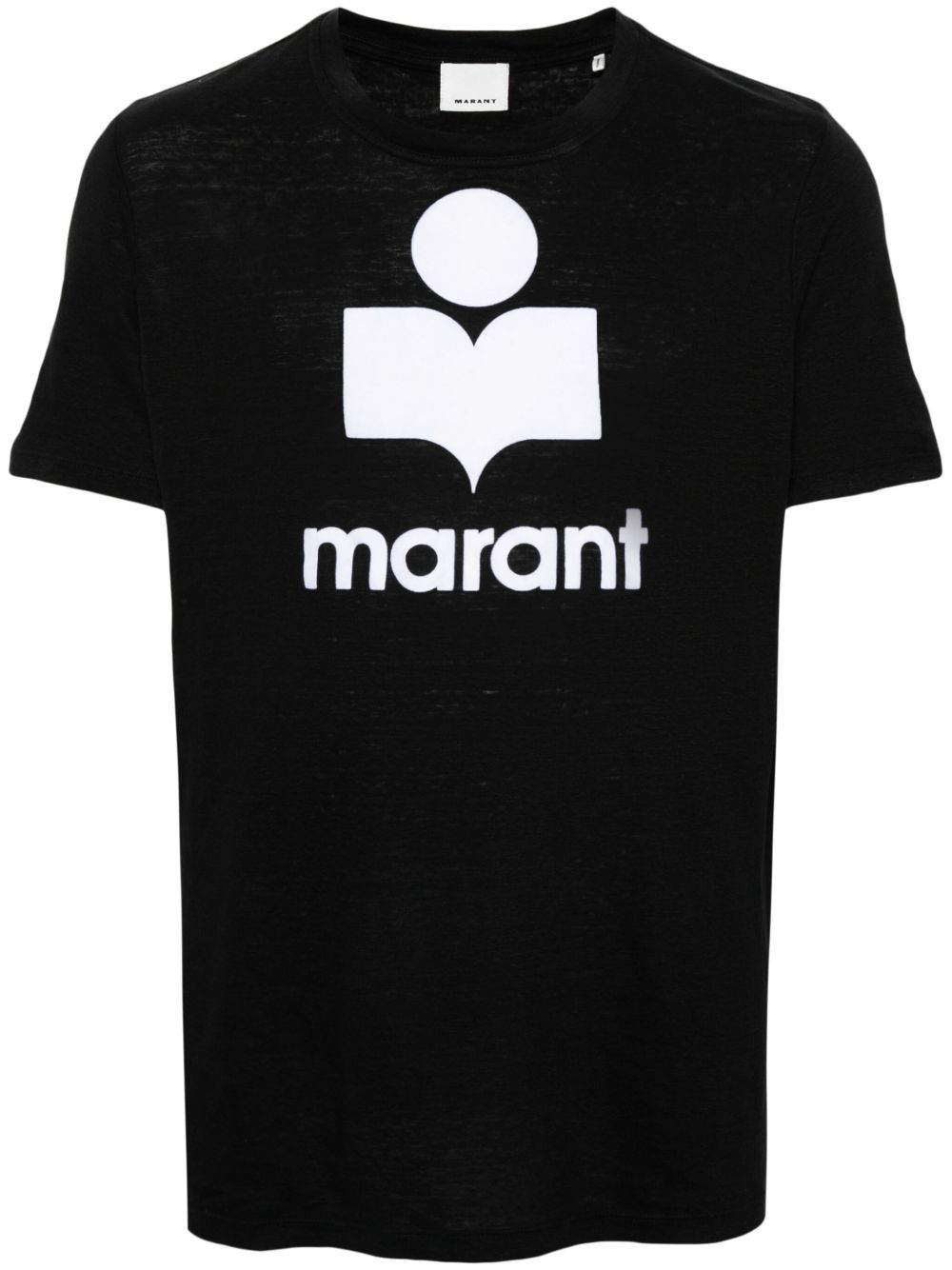 MARANT Karman 亚麻T恤 - 黑色