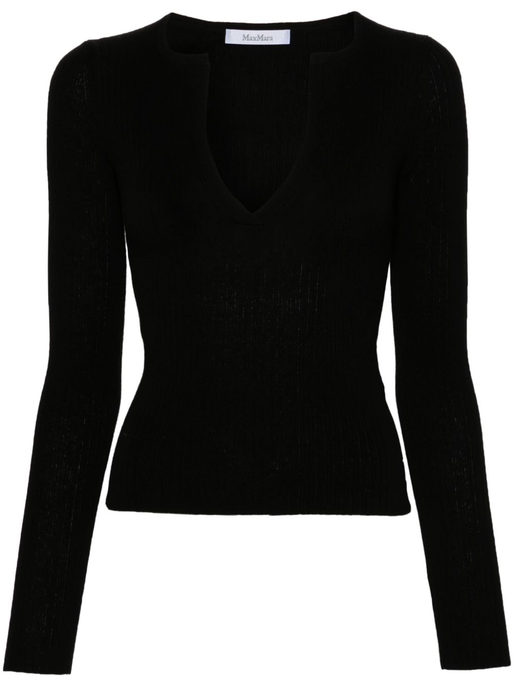 Max Mara Urlo 罗纹毛衣 - 黑色