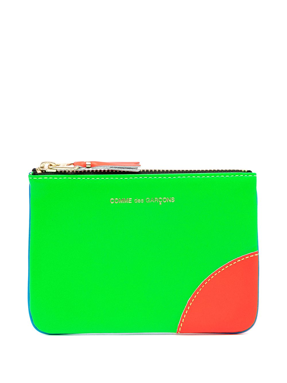 Comme Des Garçons Wallet Super Fluo 皮质小袋 - 彩色