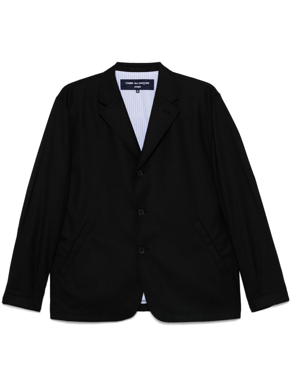 Comme des Garçons Homme 羊毛西装夹克 - 黑色
