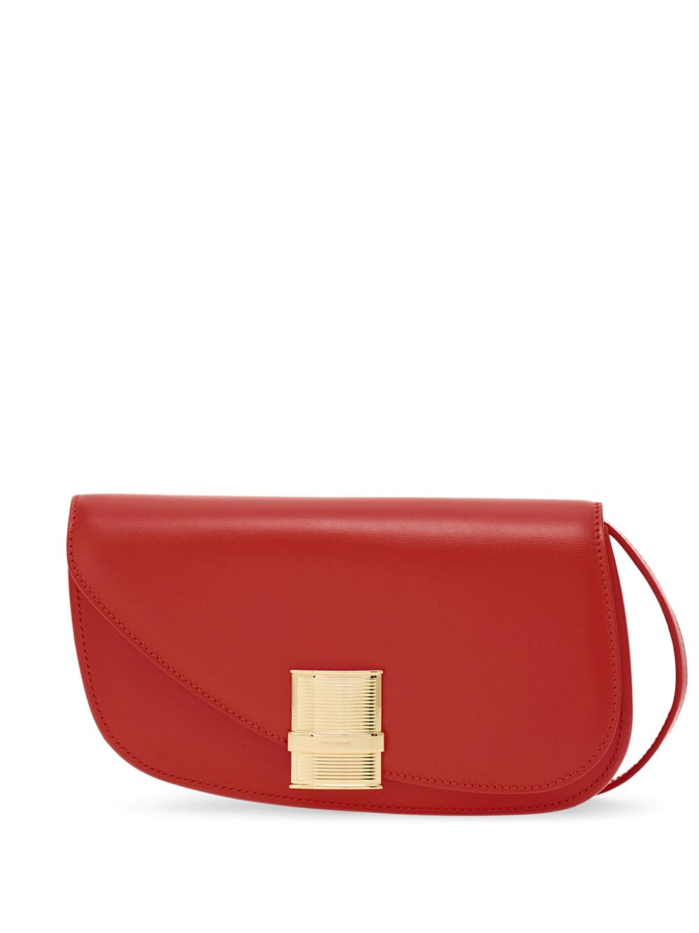 Ferragamo Fiamma 斜挎包 - 红色