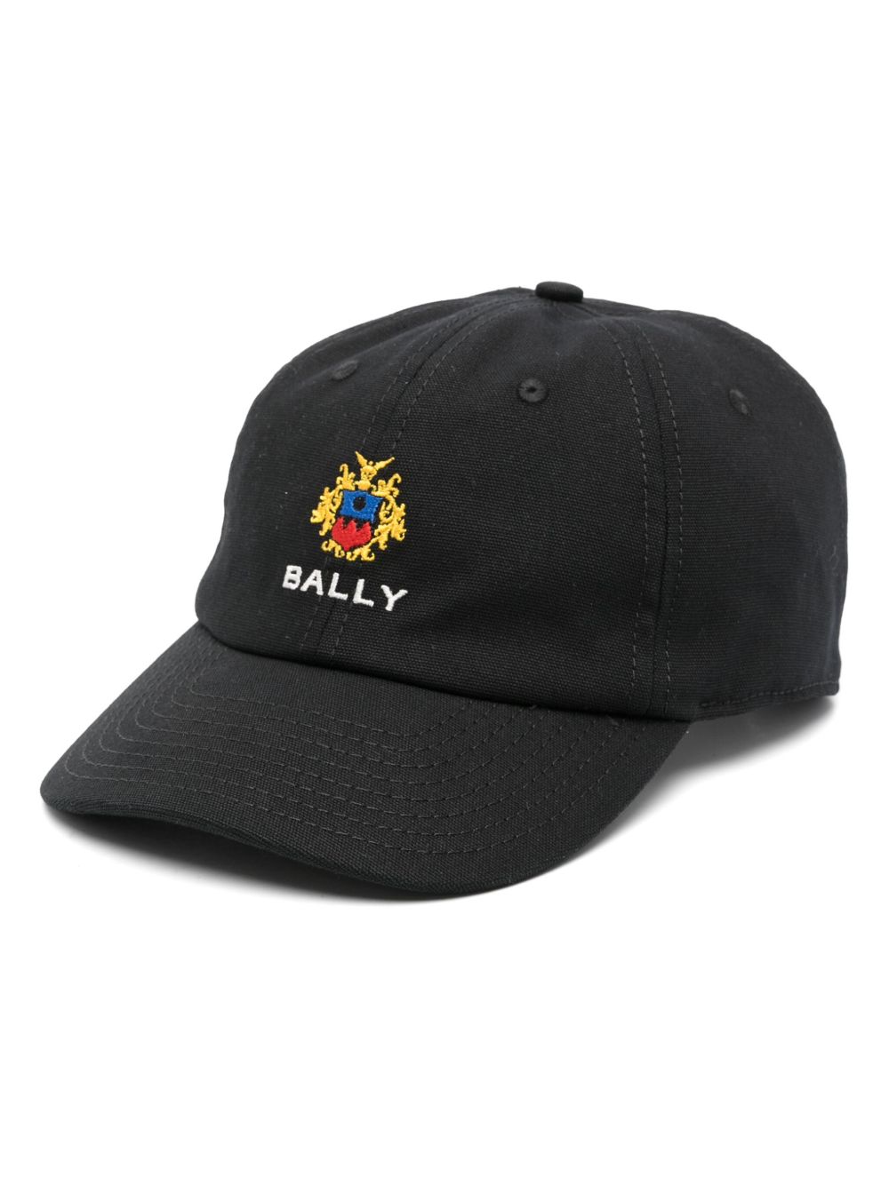 Bally Bally Crest 棉棒球帽 - 黑色