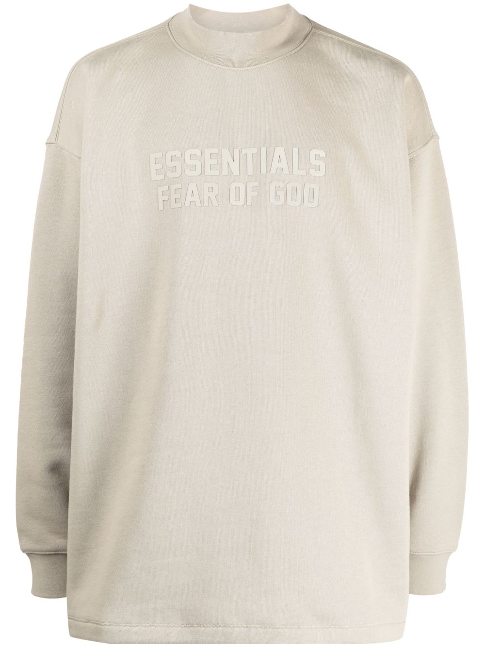FEAR OF GOD ESSENTIALS logo印花圆领卫衣 - 灰色