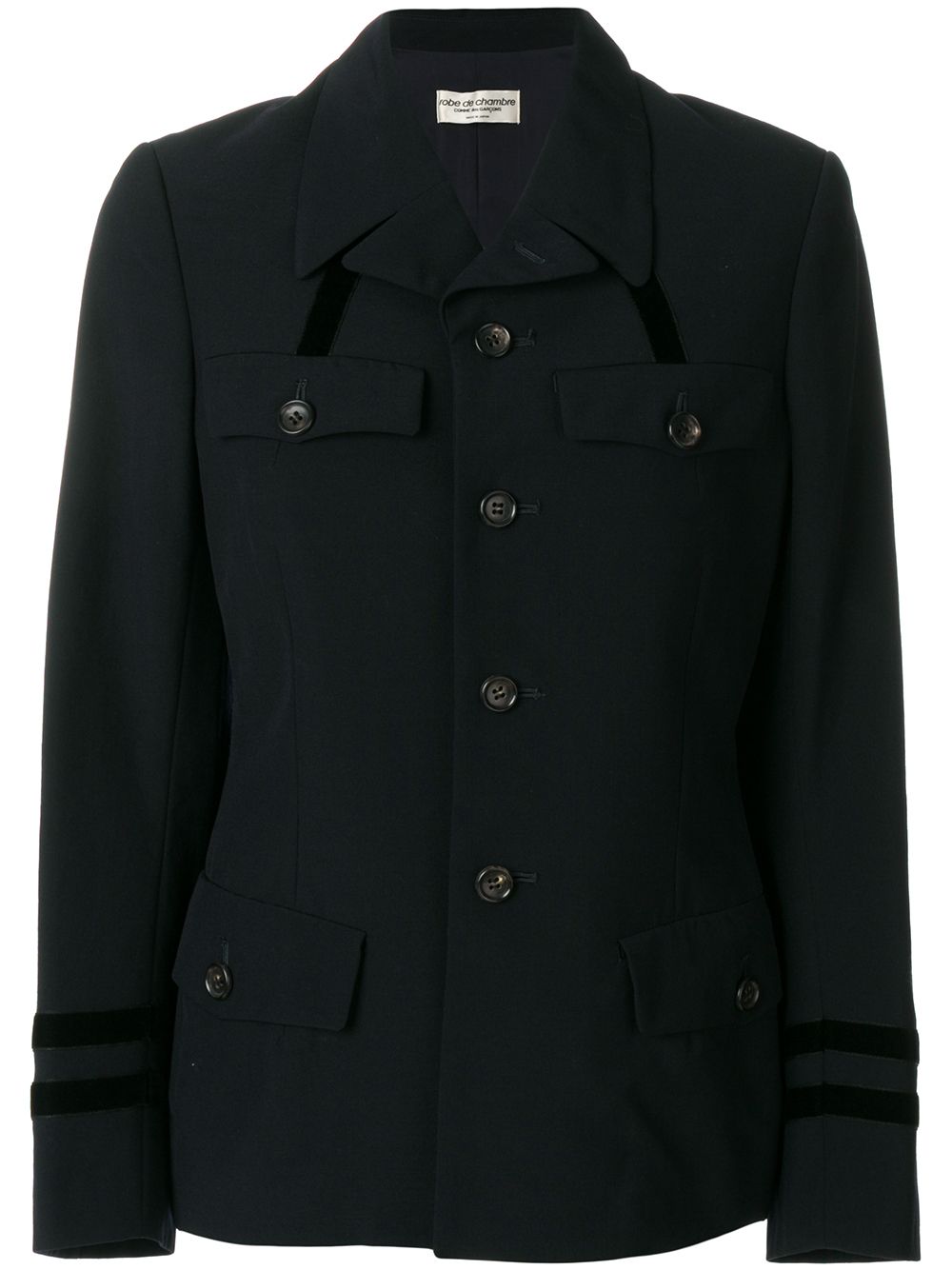 Comme Des Garçons Pre-Owned 古着1997Robe de Chambre夹克 - 蓝色