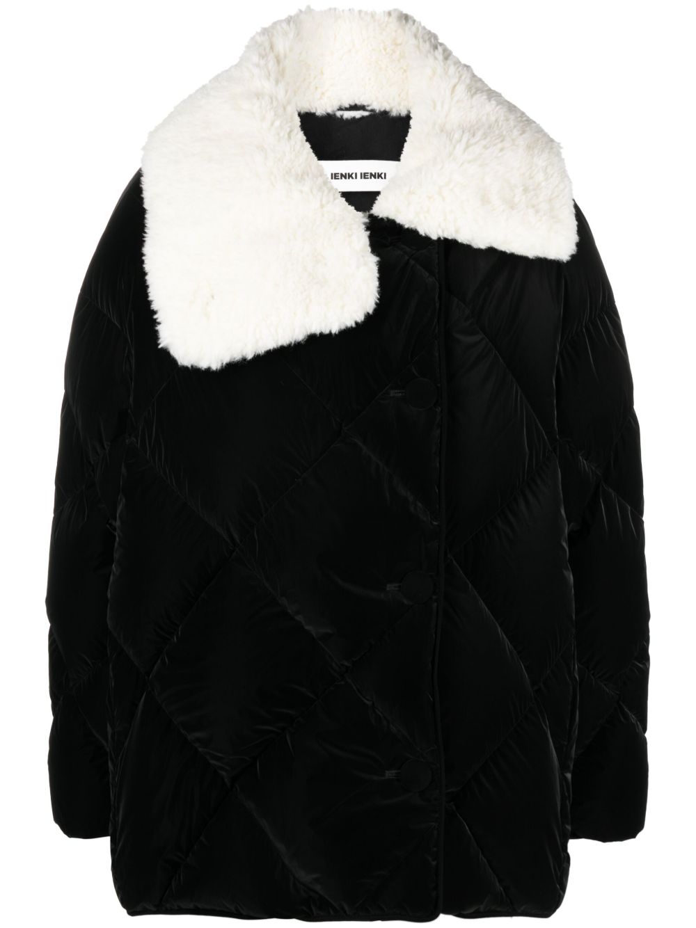 Ienki Ienki Shearling Queen 填充夹克 - 黑色