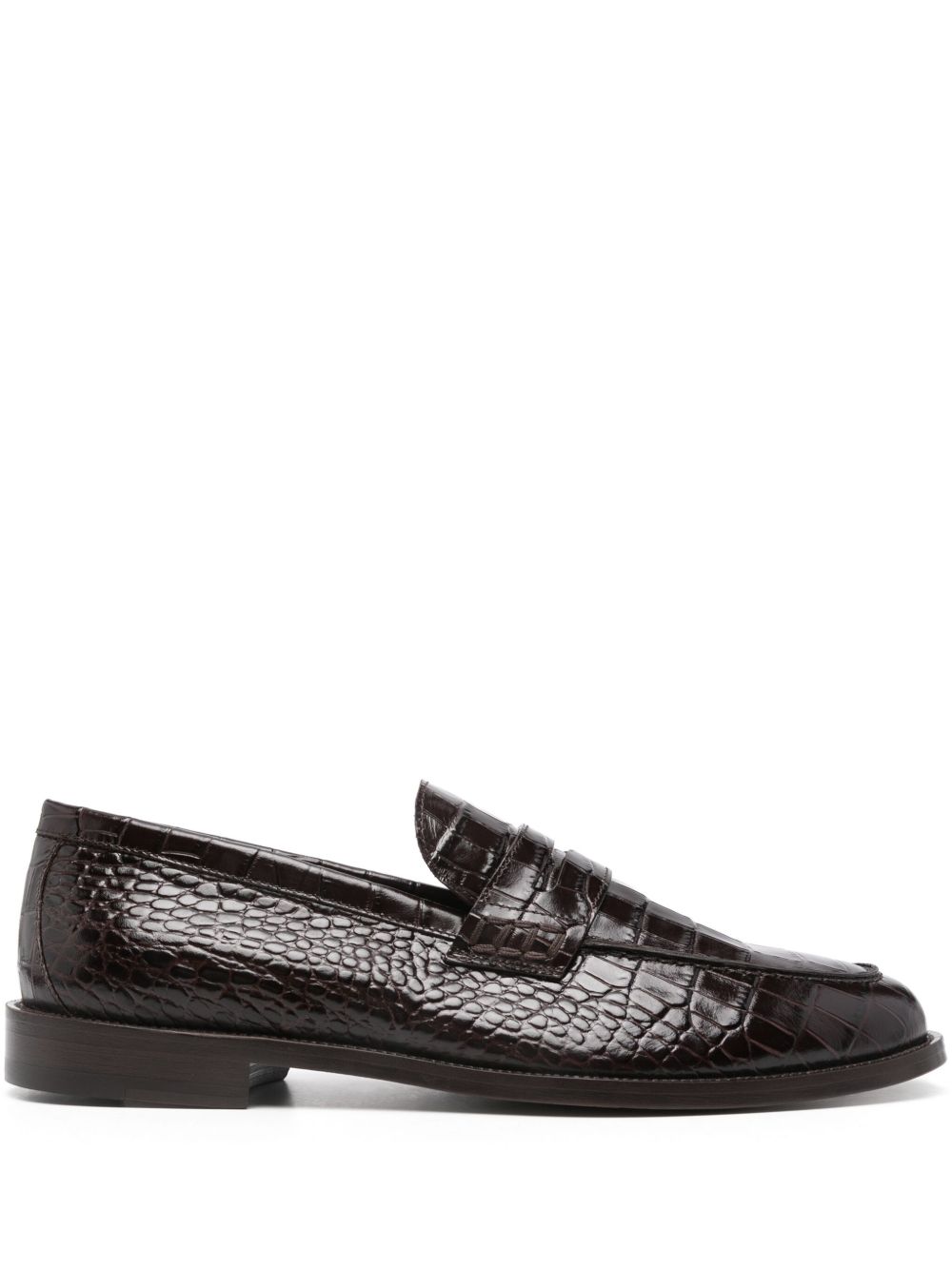 Manolo Blahnik Perry 乐福鞋 - 褐色