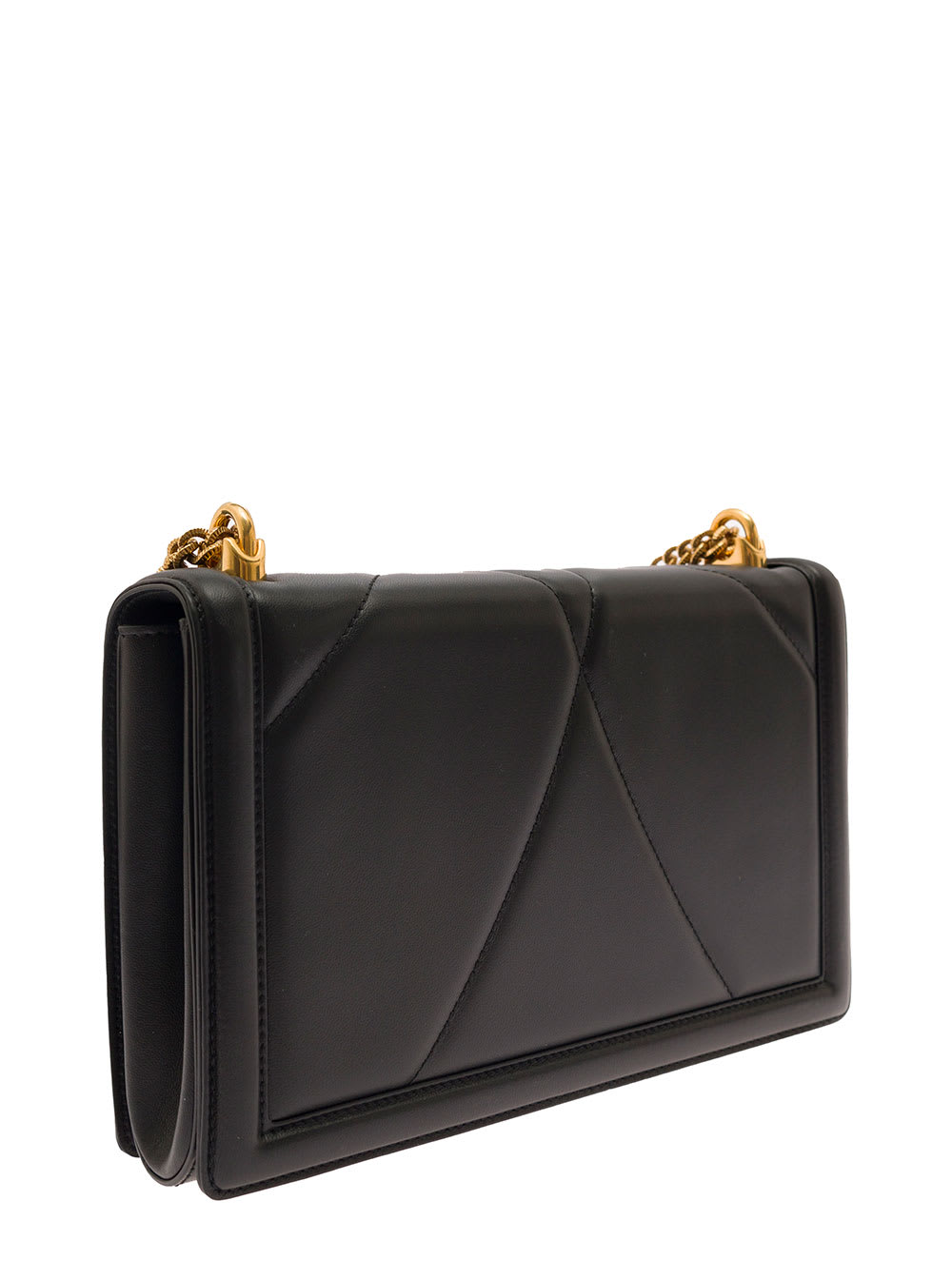 Dolce & Gabbana devotion Shoulder Bag With Heart Jewel Detail In Matelassè Leather Woman