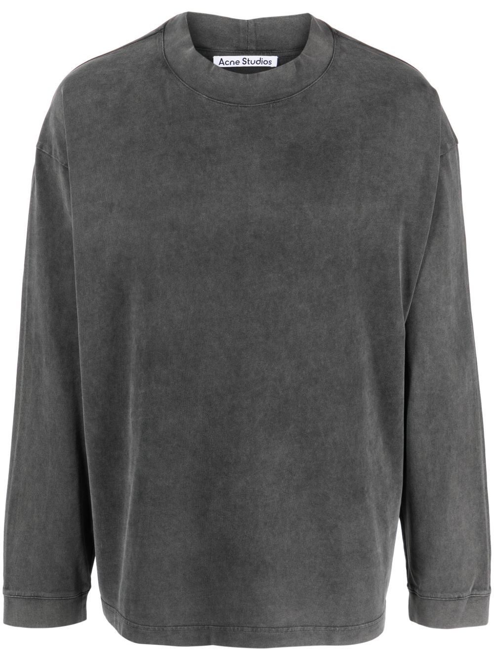 Acne Studios 褪色效果棉卫衣 - 黑色