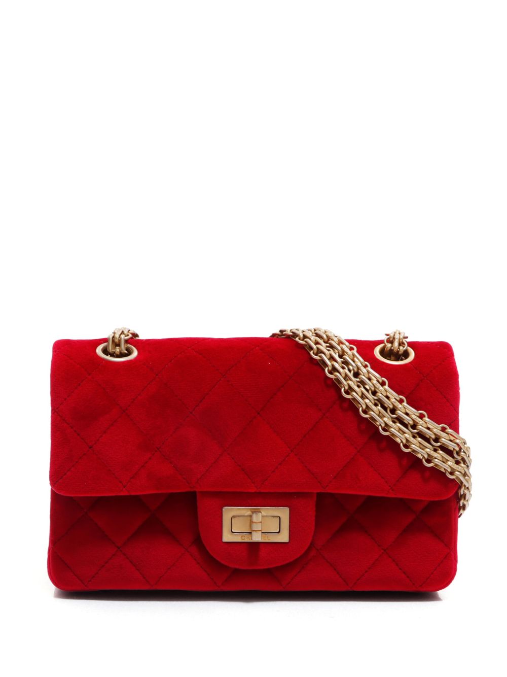 CHANEL Pre-Owned 2.55 Reissue 单肩包（2019-2020年典藏款） - 红色