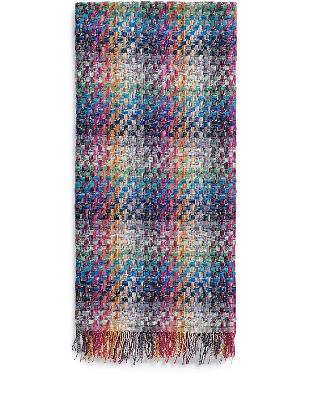 Missoni Home Husky 针织毯 - 蓝色