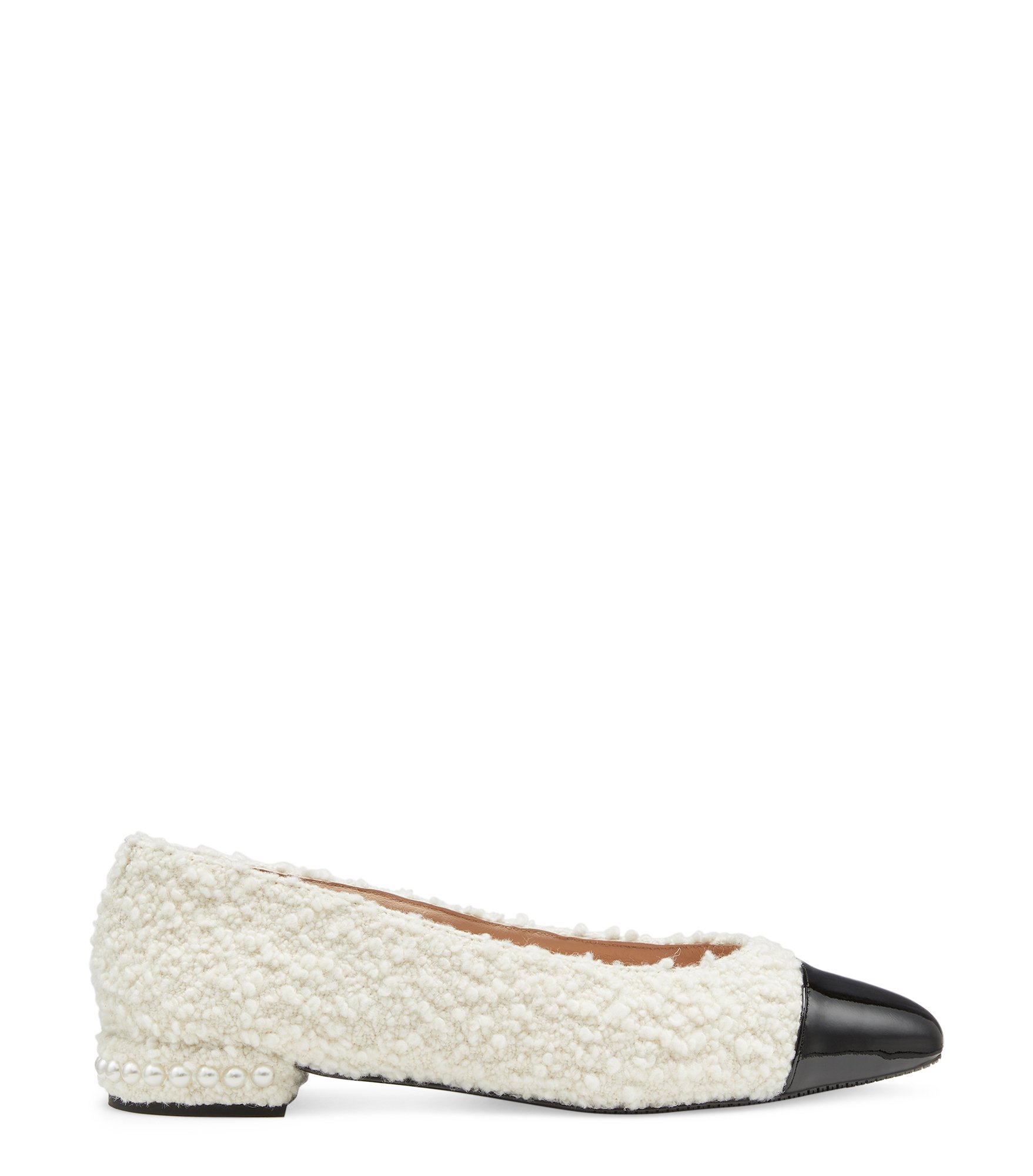 Stuart Weitzman Pearl Flat - Woman Flats And Loafers Cream 36.5