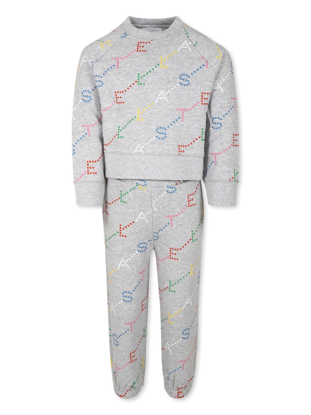 Stella McCartney Kids logo印花运动套装 - 灰色