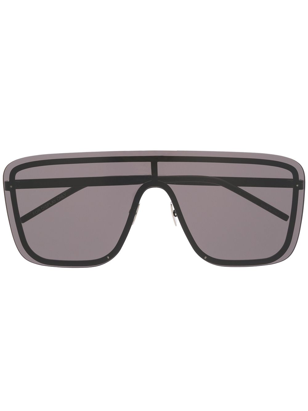 Saint Laurent Eyewear SL364 Mask太阳眼镜 - 黑色