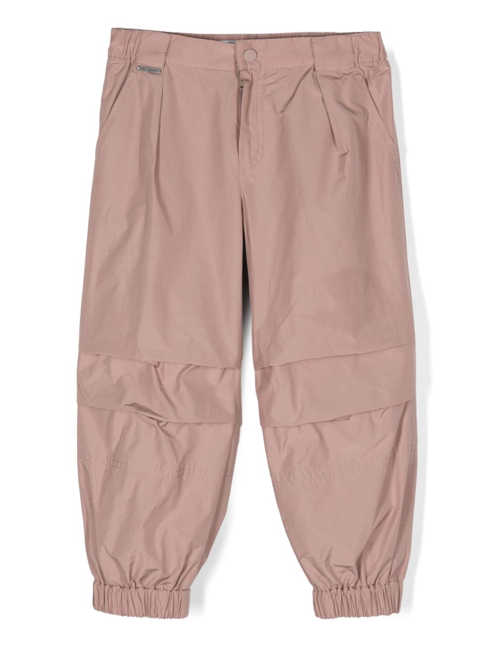 Brunello Cucinelli Kids Monili 链饰长裤 - 粉色