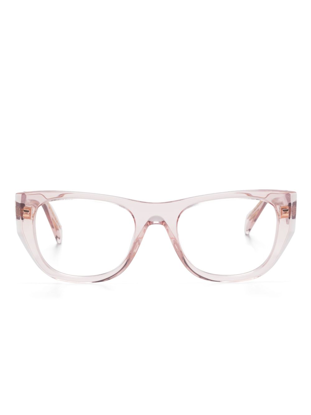Prada Eyewear 猫眼框眼镜 - 粉色
