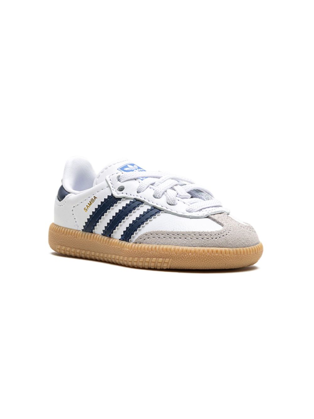 adidas Kids Samba Og El I Night/Indigo/Gum 运动鞋 - 白色