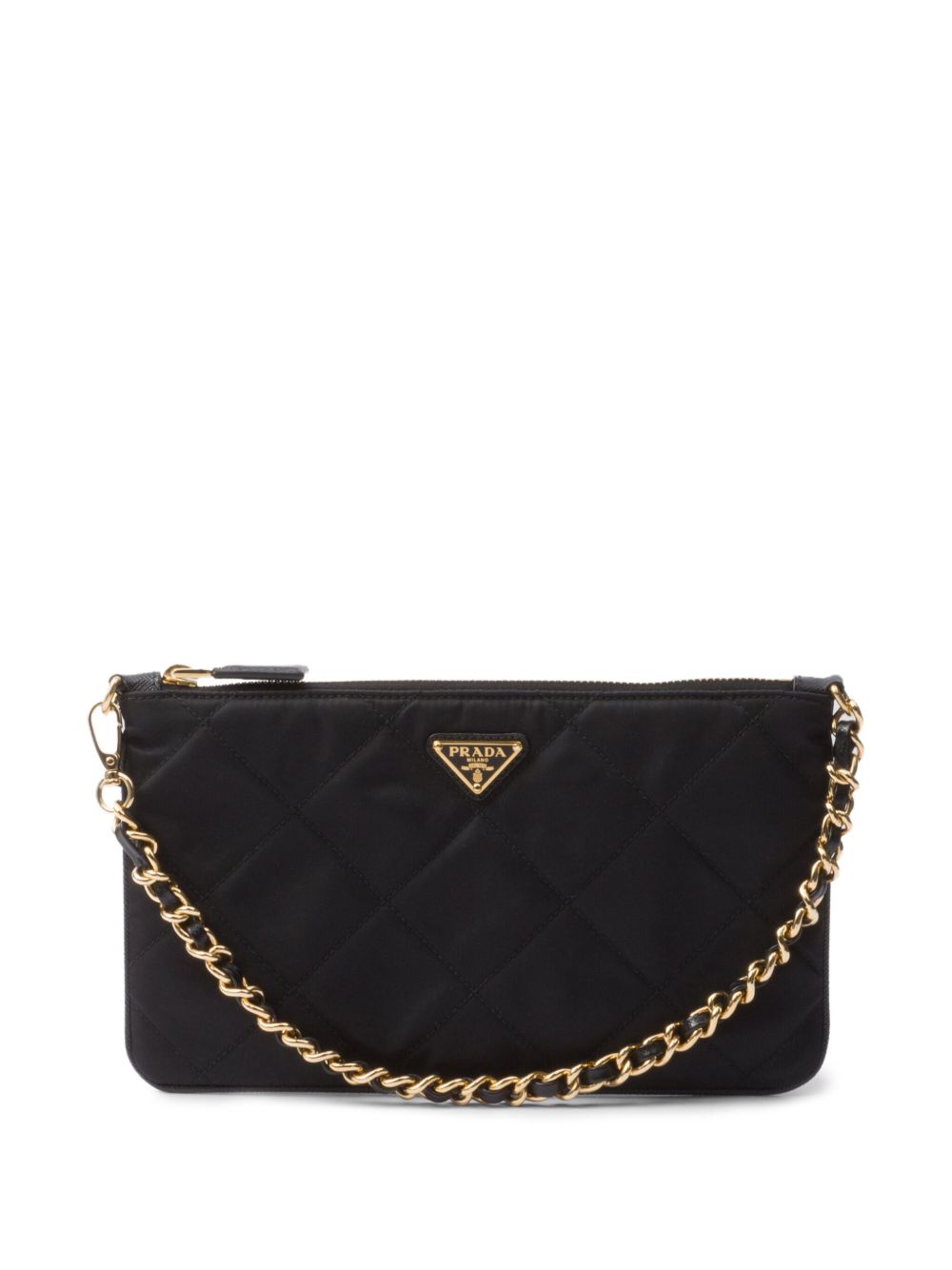 Prada Re-Nylom 绗缝小袋 - 黑色
