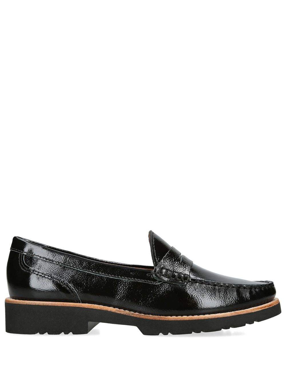 KG Kurt Geiger Melody 皮质乐福鞋 - 黑色