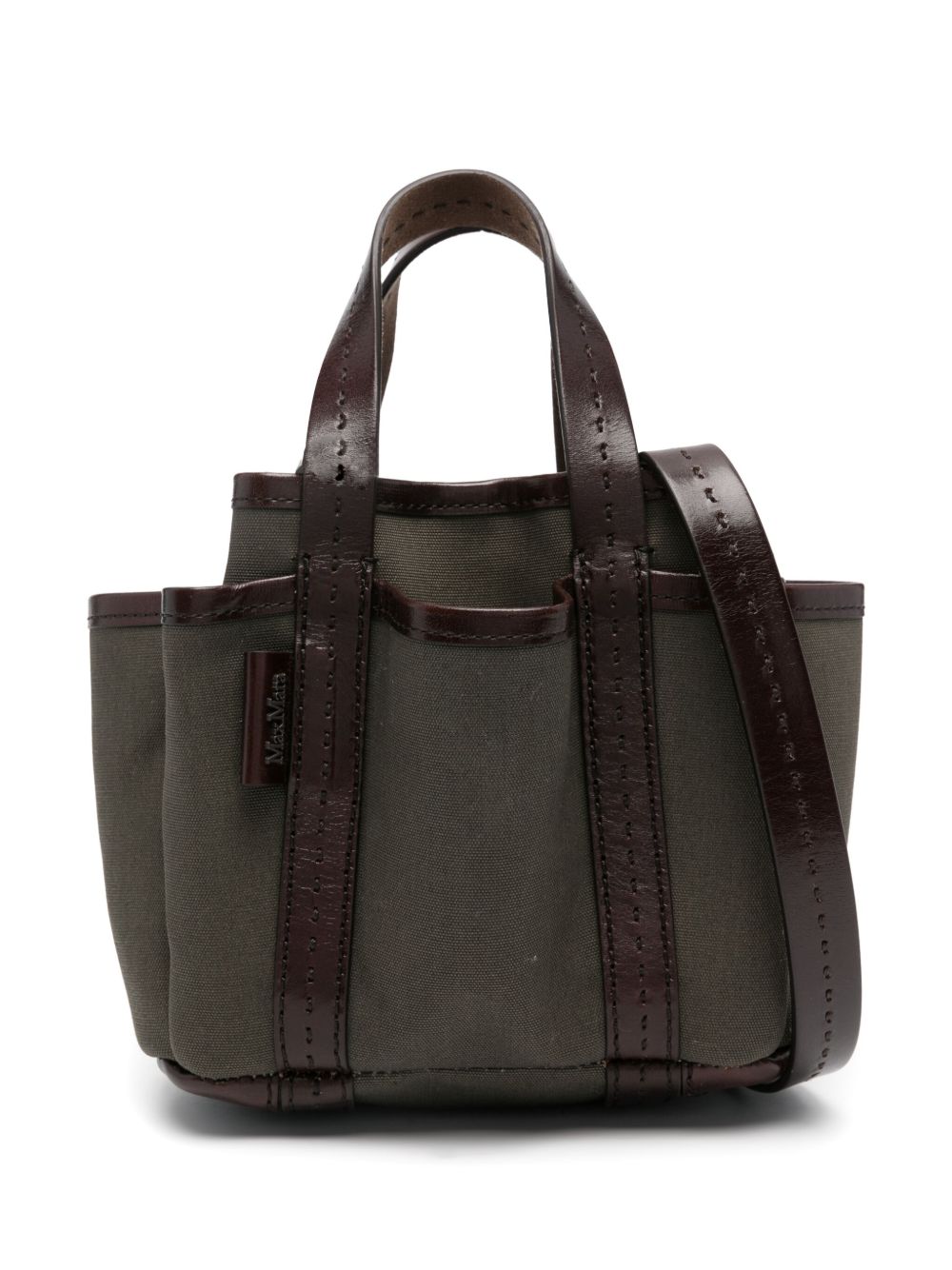 Max Mara Giardiniera 迷你托特包 - 绿色