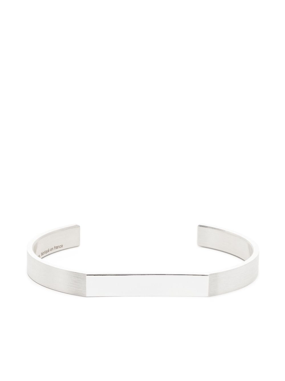 Le Gramme sterling silver 21g Gordon bracelet - 银色