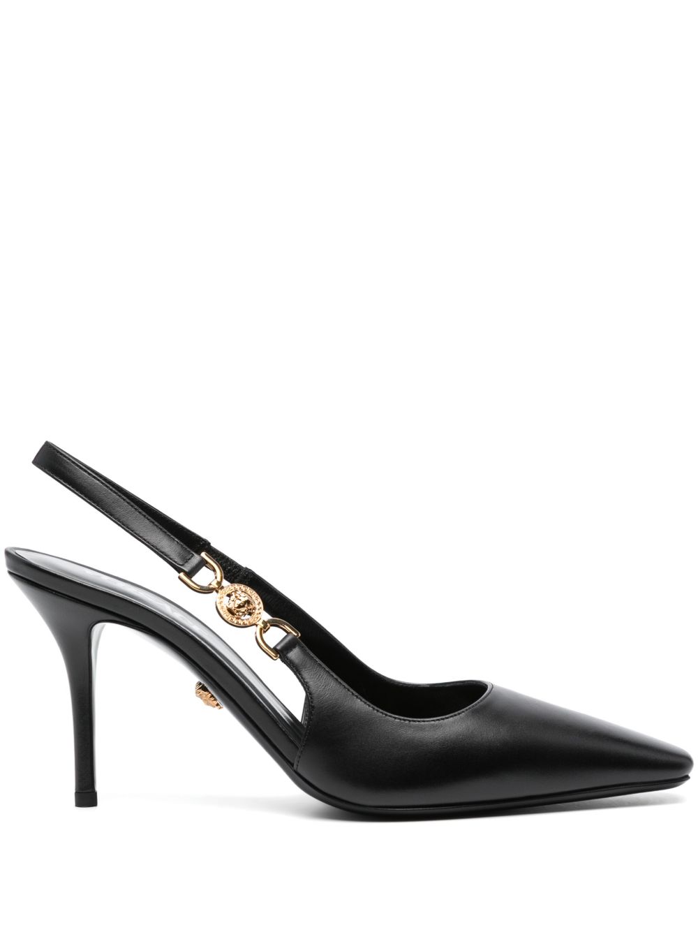Versace Medusa '95 裹踝高跟鞋 - 黑色