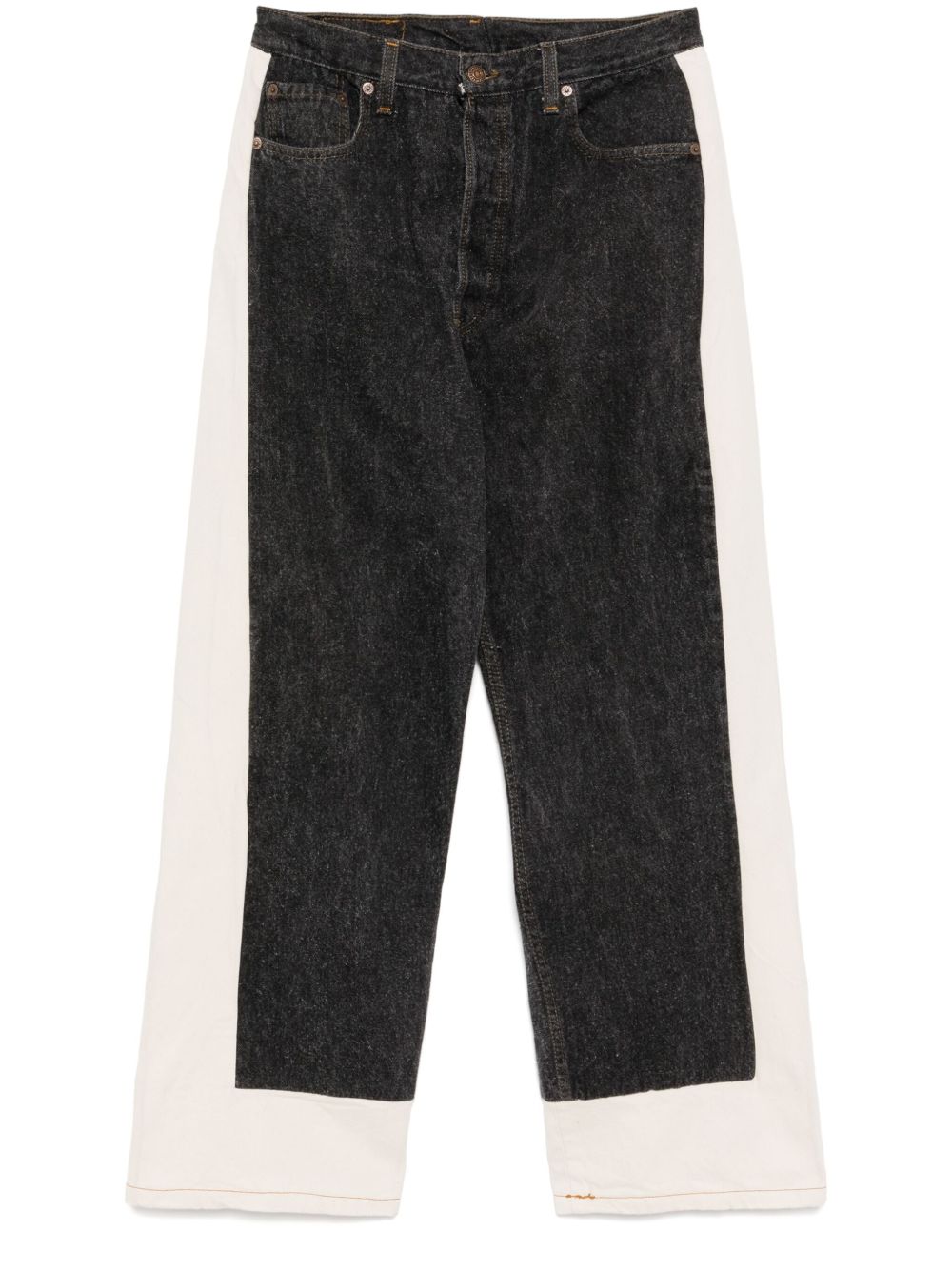 B SIDES Reworked Slouch Vintage 牛仔裤 - 黑色