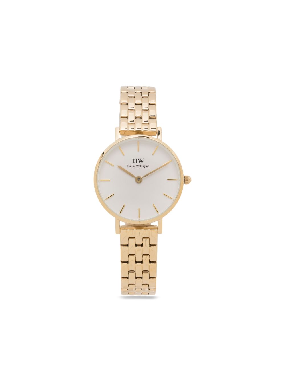Daniel Wellington Petite 5-Link 28毫米腕表 - 白色