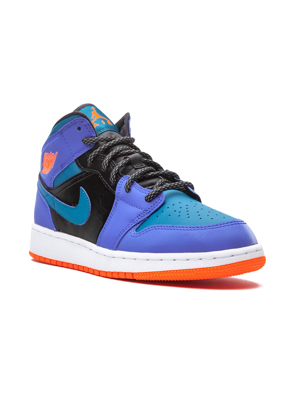 Jordan Kids Air Jordan 1 Mid板鞋 - 蓝色