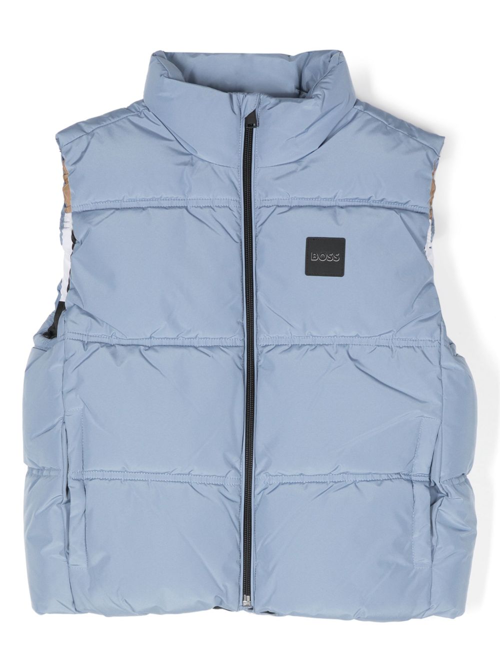 BOSS Kidswear 橡胶logo马甲 - 蓝色