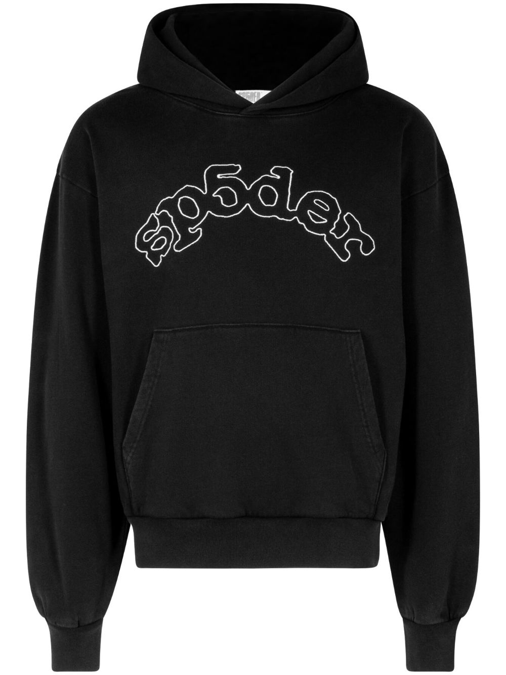 SP5DER OG logo连帽衫 - 黑色