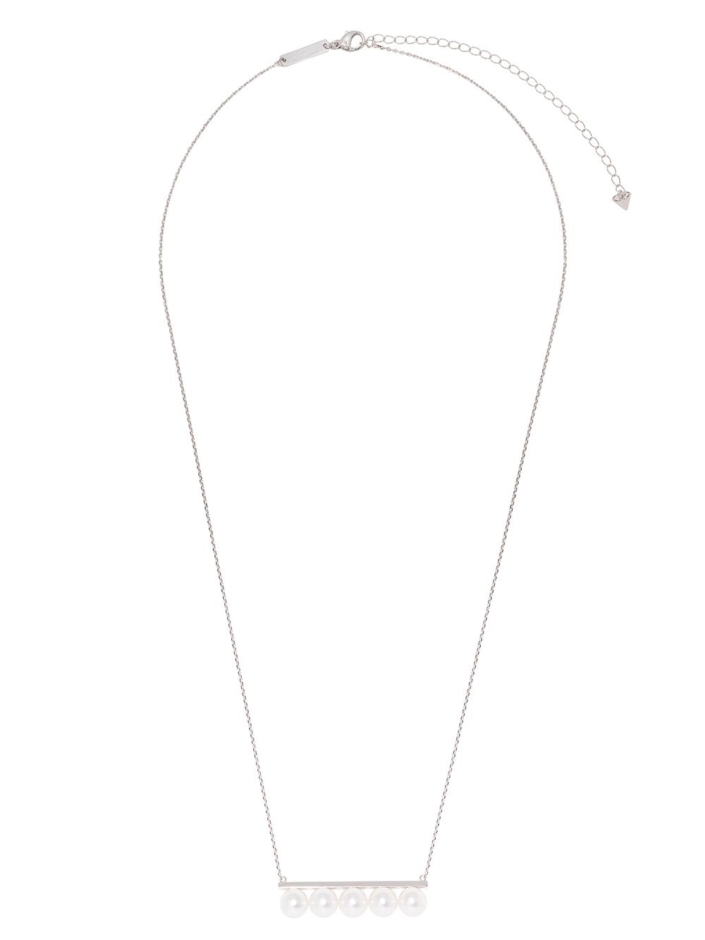 TASAKI Collection Line Balance Signature 18K白金项链 - 银色
