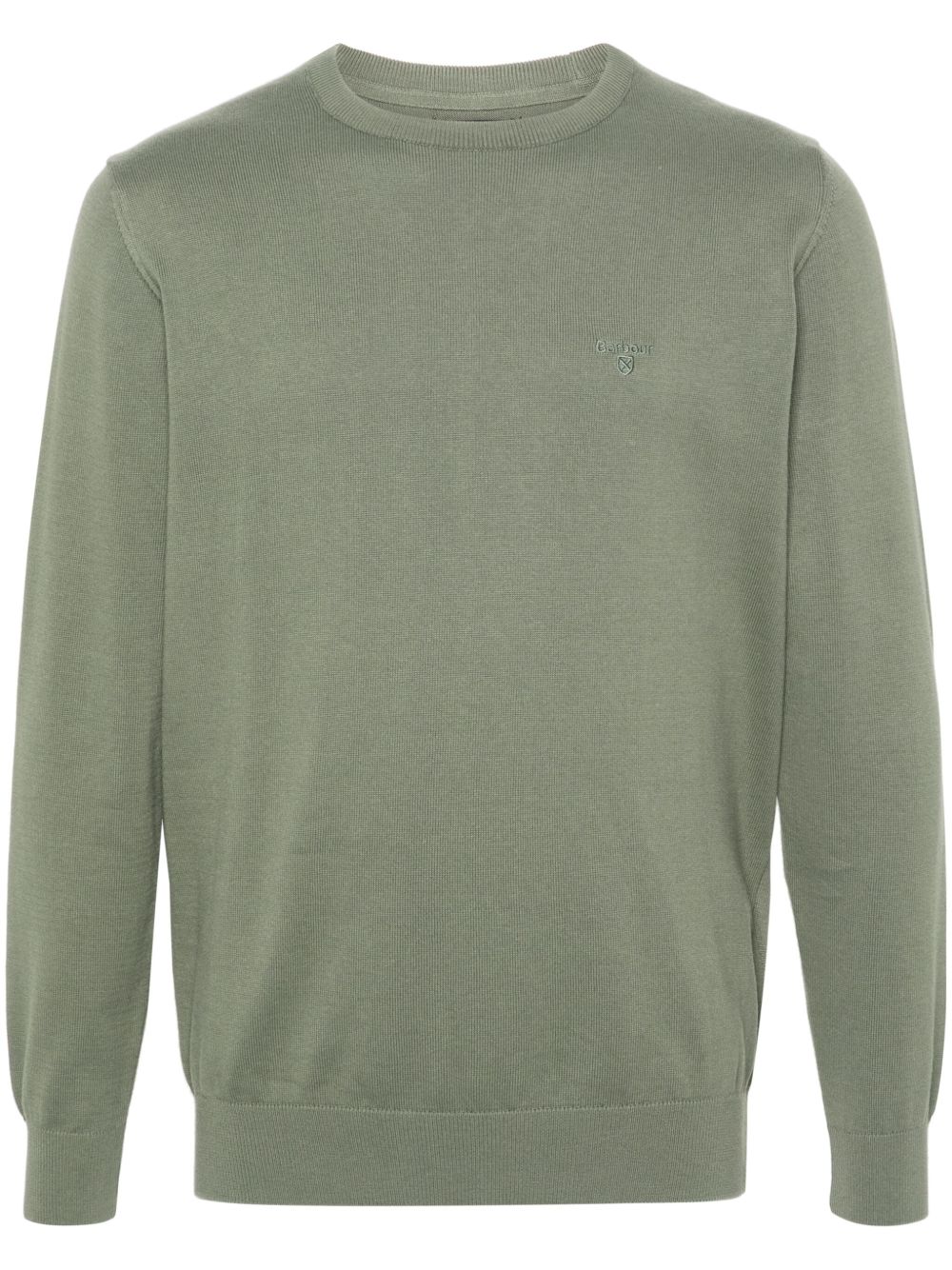 Barbour Pima 棉毛衣 - 绿色