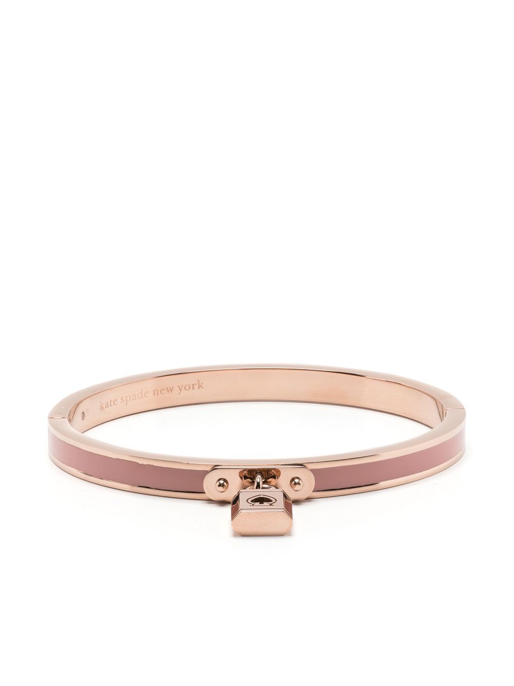Kate Spade 挂锁吊饰手镯 - 金色