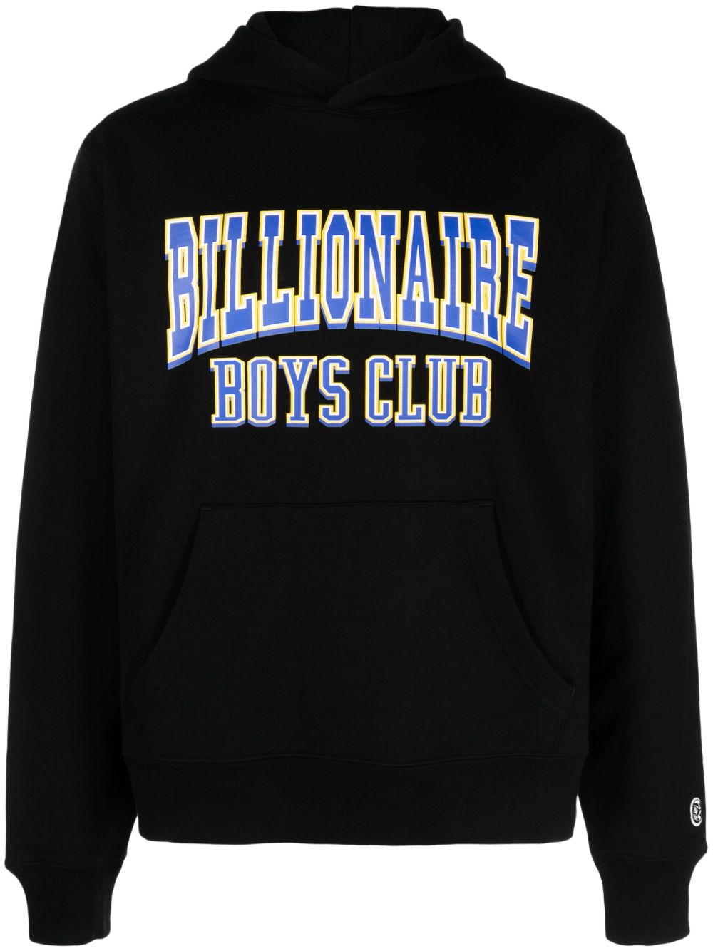 Billionaire Boys Club logo印花棉连帽衫 - 黑色