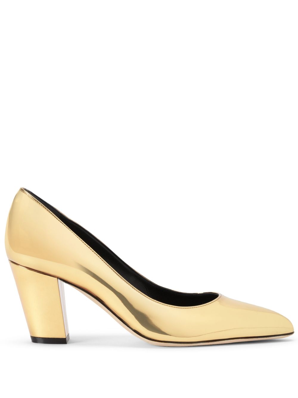Giuseppe Zanotti Femiy 金属感效果高跟鞋 - 金色