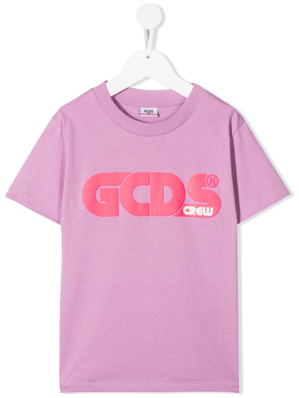 Gcds Kids logo印花T恤 - 紫色