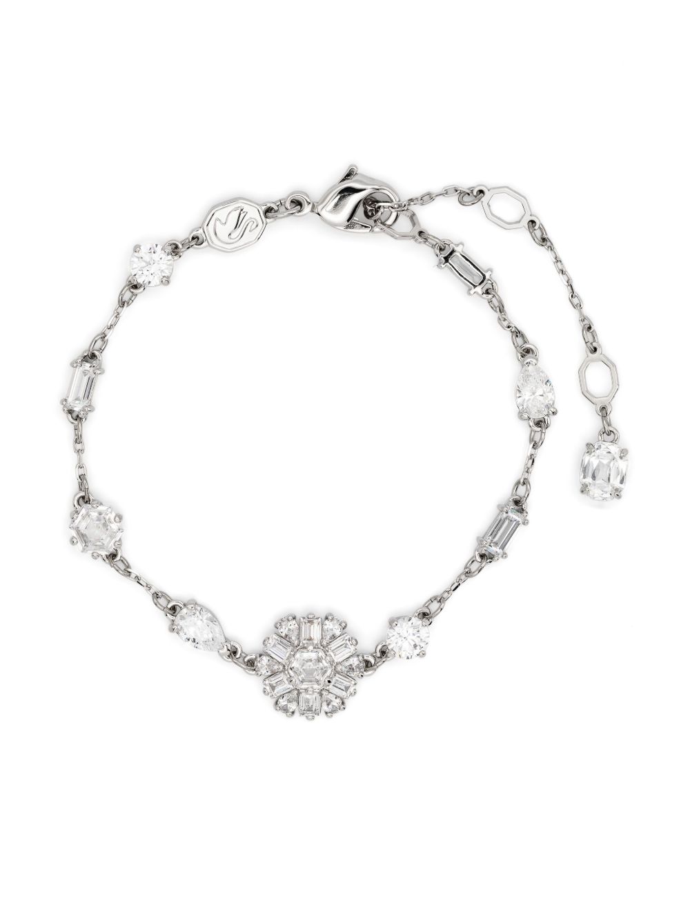 Swarovski Idyllia 软手链 - 白色