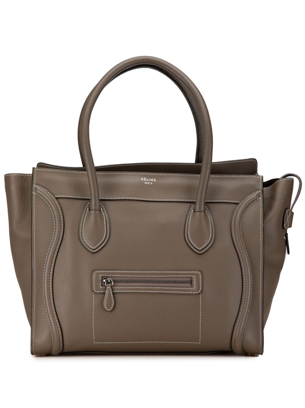 Céline Pre-Owned Luggage 中号托特包（2021年典藏款） - 褐色