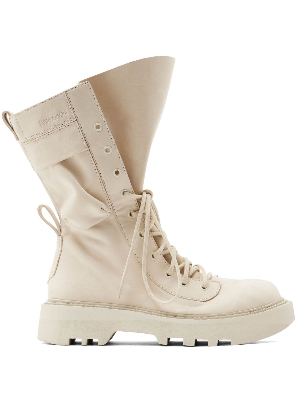 JW Anderson 军风皮靴 - 中性色